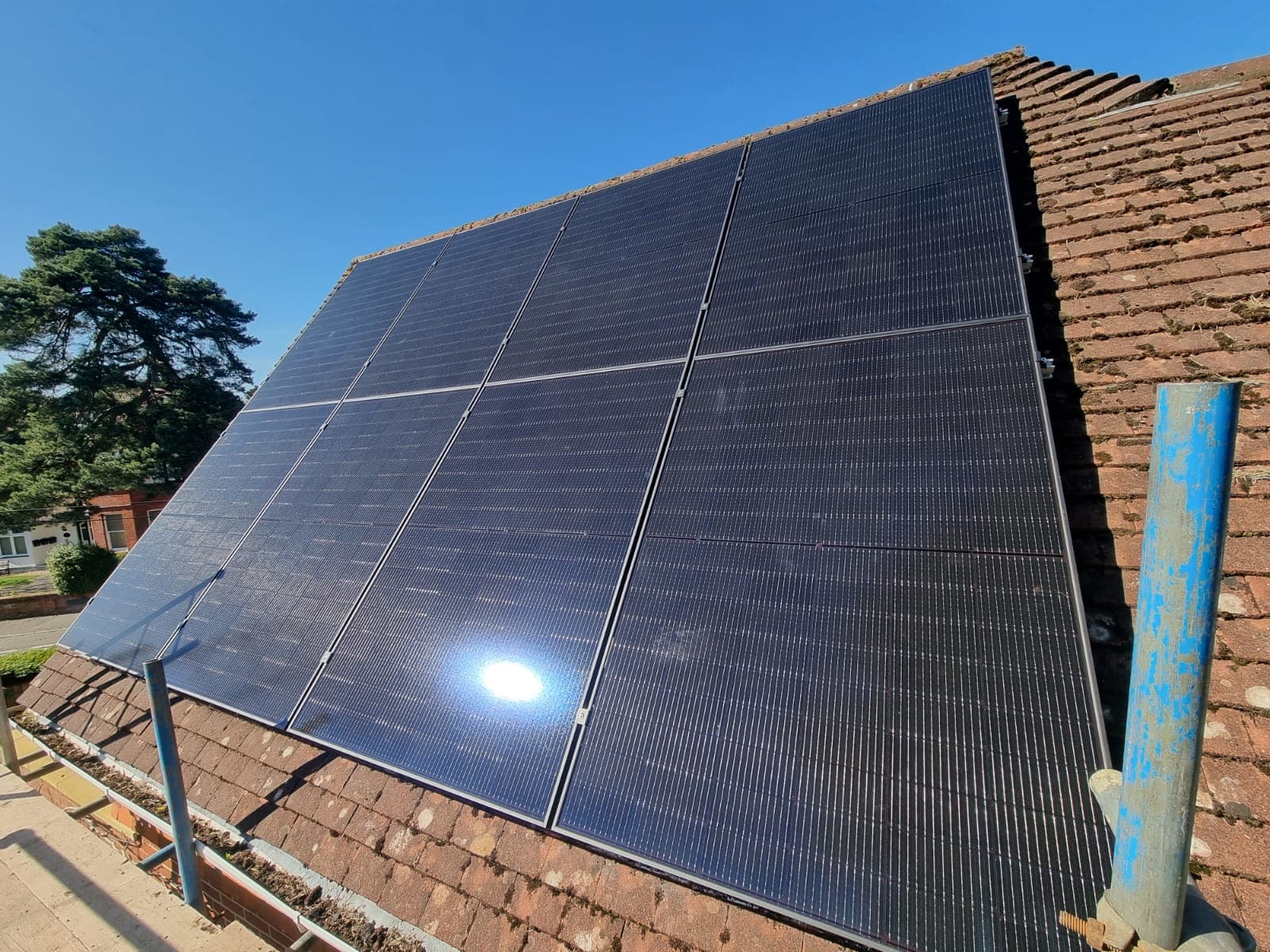 Solar panel installation typical of a New Gen Renewables job near Poole