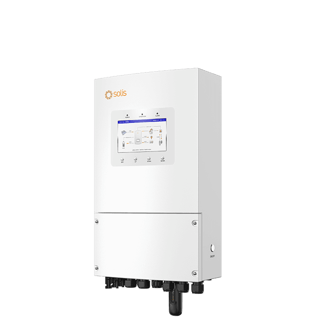 A Solis hybrid inverter, manufacturer product photo